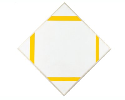 Lozenge Composition with Four Yellow Lines, 1933 by Piet Mondrian